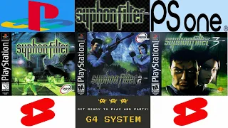 Evolution of Syphon Filter for all ps1 games #shorts