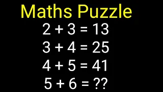 2+3=13 Maths Puzzle