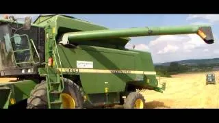 Farma Osa žatva jačmeňa 2014 - John Deere 2264