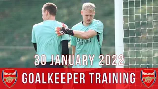 Aaron Ramsdale & Bernd Leno | Arsenal: Goalkeeper Training | 30/1/2022