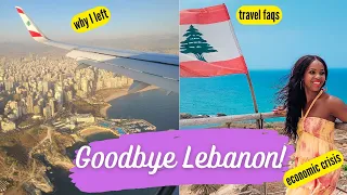 THINGS TO KNOW ABOUT LEBANON | Life, Explosion, Economy, Why I'm Leaving