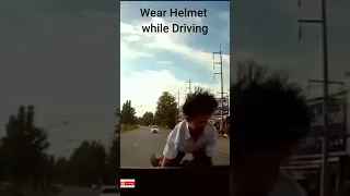 #shorts Horrific Accident || Wear Helmet