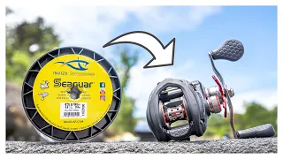 Spooling Fishing Line On A Baitcasting Reel (THE BEST WAY)