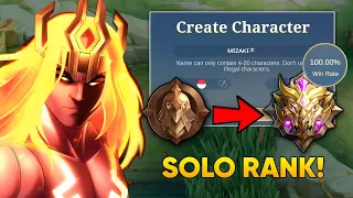 LAPU-LAPU 100% WINRATE FROM WARRIOR TO MYTHIC!? (Germancut only!😱)