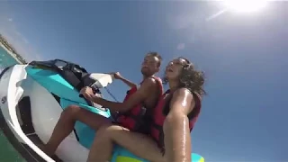 Jetski fun in Caleta de Fuste. FUERTEVENTURA