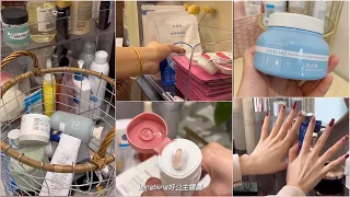 Skincare Organizing And Restocking ASMR Version 🎀 | Make Organizing | Chinsun✨