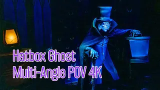 Hatbox Ghost Low-Light Multi-Angle 4K | Haunted Mansion at Magic Kingdom | November 2023 Debut