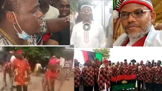 È DÒN SÈT FINALLY FEARLESS ELDERS ARISE BIAFRA FLAG & MARCH TO NNAMDI KANU HOME / YOUTH SPEAKS