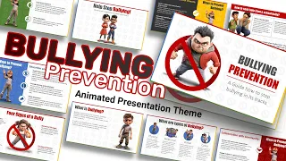 Bullying Prevention and Awareness Presentation Template for PowerPoint and Google Slides.