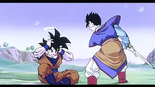 Gohan trains........ Breaks the z sword