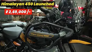 Finally Royal Enfield Himalayan 450 Launched at Rs. 2.69 Lakh💥 | All Color Price? | Official live