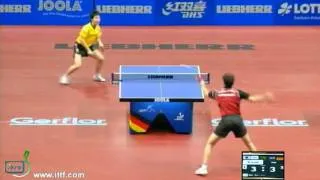 Timo Boll vs Jun Mizutani[Men's World Cup 2010]