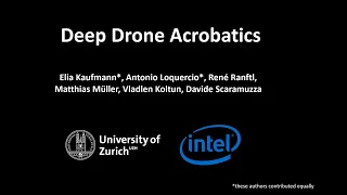 Deep Drone Acrobatics (RSS 2020 Video Pitch)