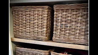 Como hacer un cesto rectangular con papel de periódico