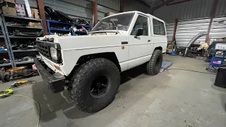 Nissan Patrol K160 Conversion To RD28 Engine And Running Gear From Broken SD33 N/A, Offroad Project