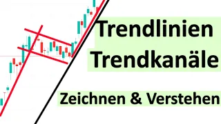 Trendlinien und Trendkanäle zeichnen und verstehen mit Tradingview - Tutorial