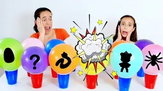 DESAFIO DO BALÃO SURPRESA COM SLIME E BRINQUEDOS ★ Comemorando 3 milhões de amigos no Canal da Lelê