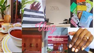 DUBAI VLOG| Shopping at Dubai Hills Mall, Fresh Nails, Foot Mask and Other Girly Things