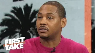 Carmelo Anthony talks leaving Rockets: I felt fired, CP3 and Harden didn't know | First Take