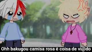 Ohh Bakugou camisa rosa é coisa de vi@do (Meme)