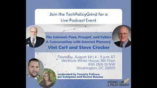 Vint Cerf & Steve Crocker - The Internet Past, Present and Future: A Conversation with its Pioneers