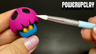 Making a Rotten Shroom from Super Mario with Polymer Clay