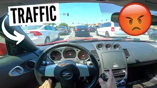 The Realities Of Daily Driving A Nissan 350z In A Busy City!