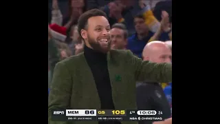 MOSES MOODY THROWS IT DOWN AND STEPH LOVES IT 💥