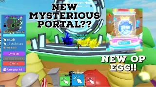 New update 4.5 in Clicker Simulator! New OP 20M EGG! Mysterious Portal??