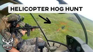 Hunting Feral Hogs FROM A HELICOPTER