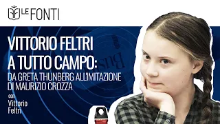 Vittorio Feltri a tutto campo: da Greta Thunberg all'imitazione di Maurizio Crozza