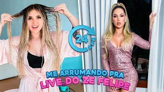 24H ME ARRUMANDO PRA LIVE DO ZE FELIPE!