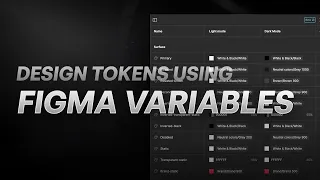 Ultimate Guide to Figma Variables and Design Tokens!