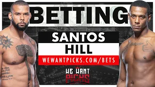 BEST BETS: UFC Vegas 59: Santos vs. Hill FULL CARD Betting Guide