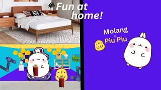 Molang and Piu Piu are having Fun at Home!