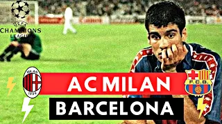 AC Milan vs Barcelona 4-0 All Goals & Highlights ( 1994 UEFA Champions League )