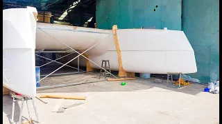 The DRY FITTING of Container #1 .... But, Where Is It?  (MJ Sailing)