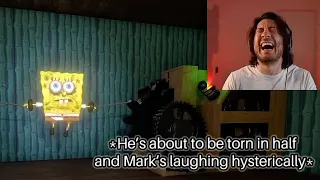 Markiplier laughs hysterically at SpongeBob’s misery