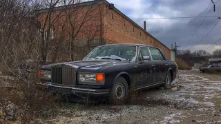 Брошенный Rolls Royce убитого вора в законе.