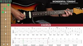 Wonderful Tonight Guitar Cover Eric Clapton 🎸|Tabs + Chords|