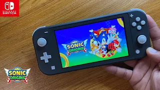 Sonic Origins Nintendo Switch Lite Gameplay