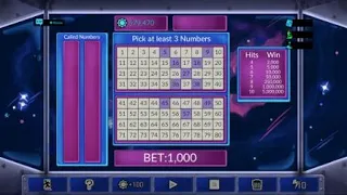 Four Kings Casino and Slots keno good win and bonus ball