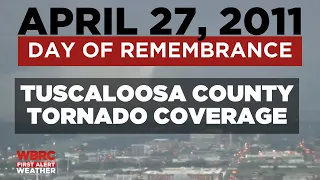 April 27, 2011: Tuscaloosa County tornado warning coverage - WBRC FOX6 News