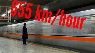 Superfast Japan Metro 650 km per hour speed | the fastest train in the world
