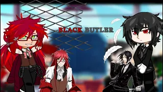 Fandoms React To Black Butler // 1/3 // Grell + Sebastian// SPOILERS // TW IN DESC