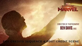 CAPTAIN MARVEL (2019) | End Credits & Post Credit Scene - Full HD