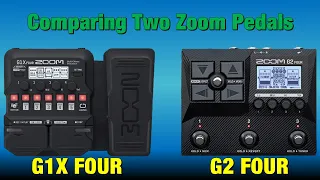 Comparing the Zoom G1X FOUR & the Zoom G2 FOUR