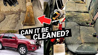 Cleaning A NASTY Toyota 4Runner! Can It Be Cleaned?!?!
