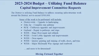 Budget Presentation 2023-2024