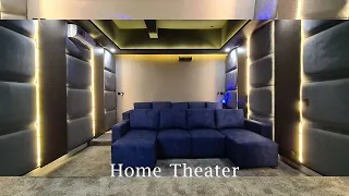 BUDGET FRIENDLY HOME CINEMA ROOM TRANSFORMATION! BEFORE & AFTER... | By LA MAISON